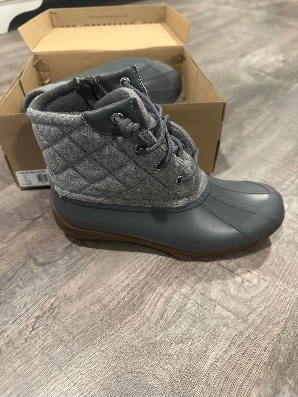 Women’s waterproof Grey Duck Boots